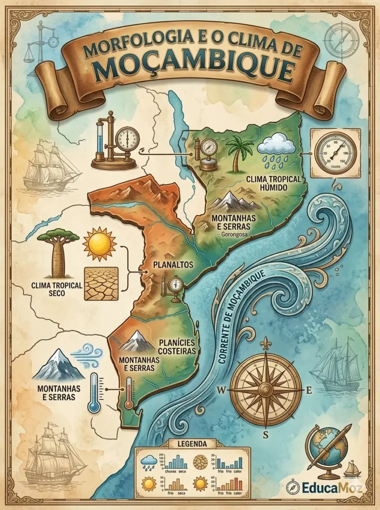 Morfologia e o Clima de Moçambique